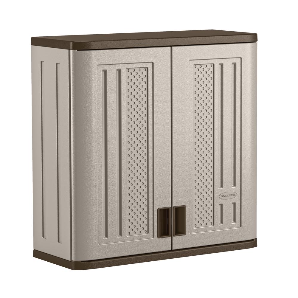 Suncast 30.25 in. H x 30 in. W x 12 in. D 1Shelf Resin Wall Mounted