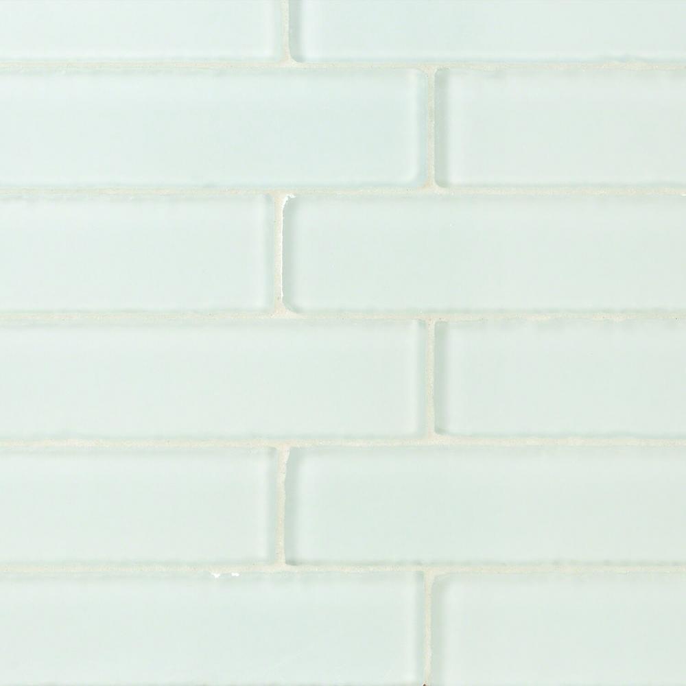 Ivy Hill Tile Ocean Mist Beached 2 In X 8 Mm Frosted Gl Subway 36 Pieces 4 Sq Ft Box Ivy Hill Tile Ocean Mist Beached 2 In X 8 Mm Frosted Gl Subway 36 Pieces 4 Sq Ft Box