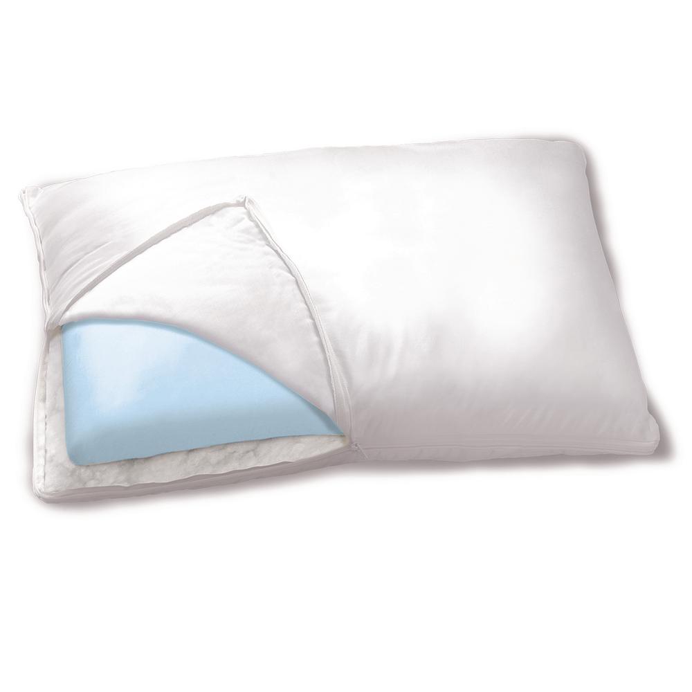 Sleep Innovations Queen Memory Foam Pillow F Pil 12530 Jb Wht