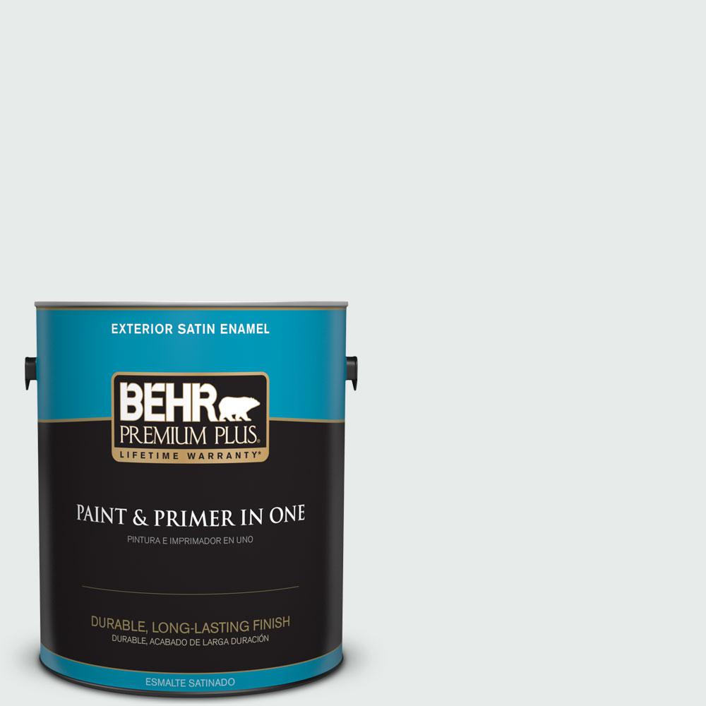 BEHR Premium Plus 1 gal. BLW5 Dusting Powder Satin Enamel Exterior