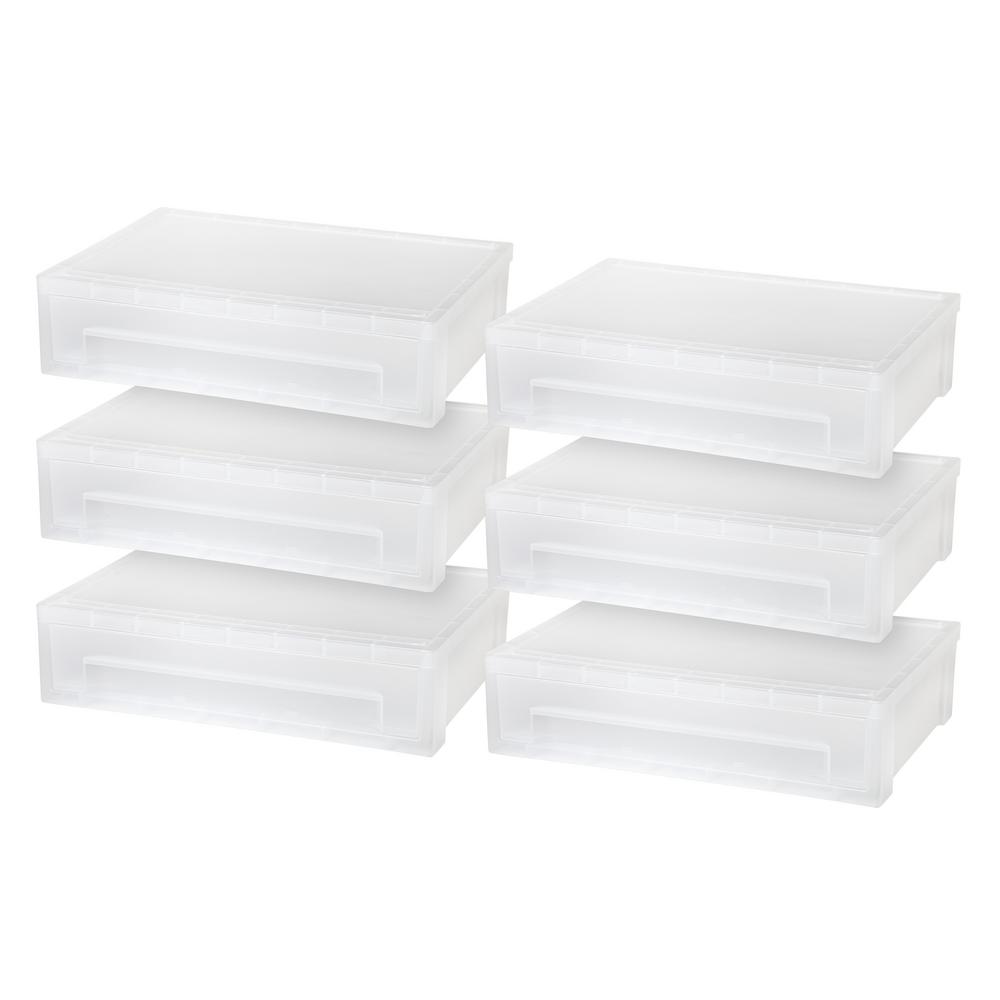 Iris 6 89 In X 3 63 Black Small Desktop Stacking Drawer Small Desktop Stacking Drawer
