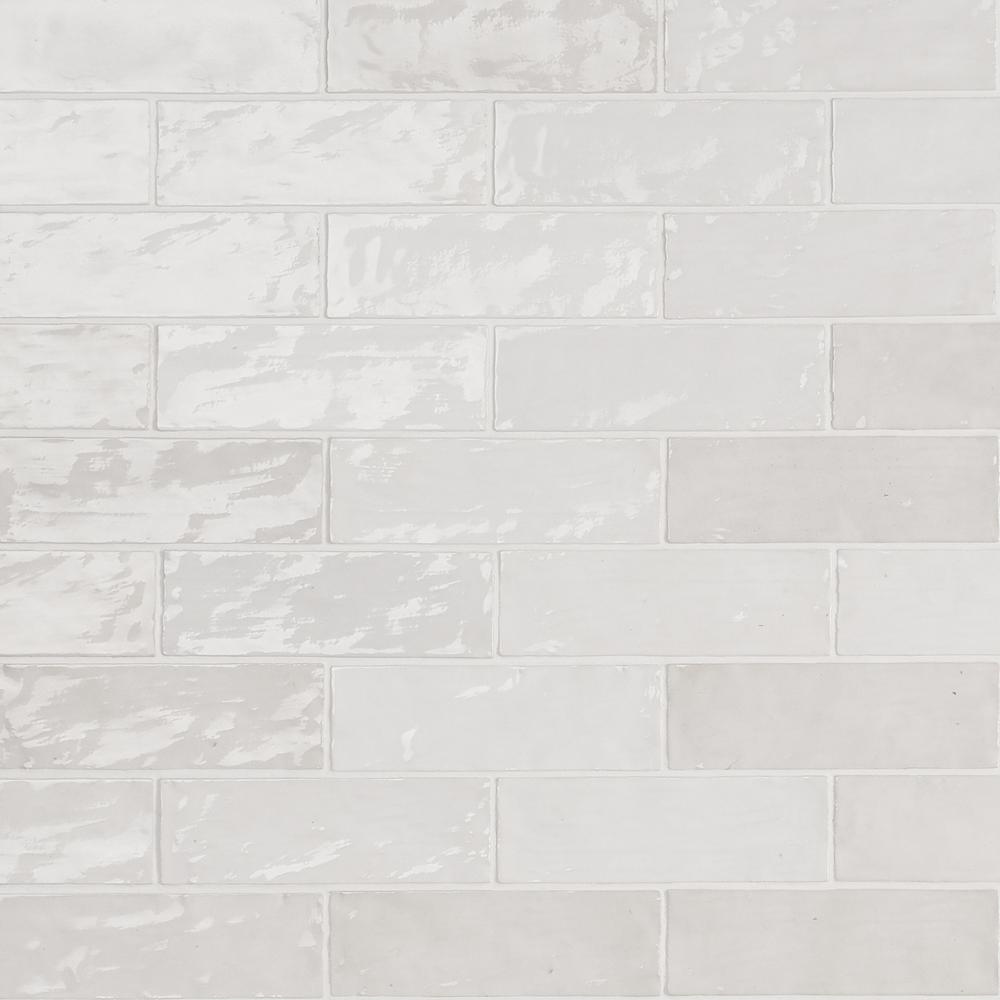Ivy Hill Tile Kingston White 3 in. x 8 in. Polished Ceramic Wall Tile
