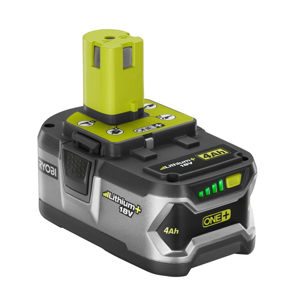 Ryobi 18-Volt ONE+ Lithium-Ion High Capacity Lithium+ Battery Pack 4 ...