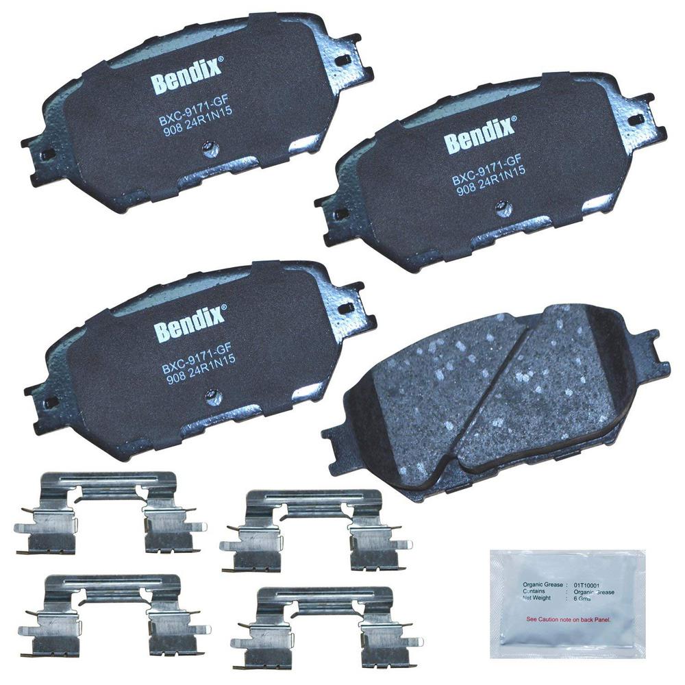 Bendix Bendix Premium Copper Free Ceramic BPR Disc Brake Pad - Front ...