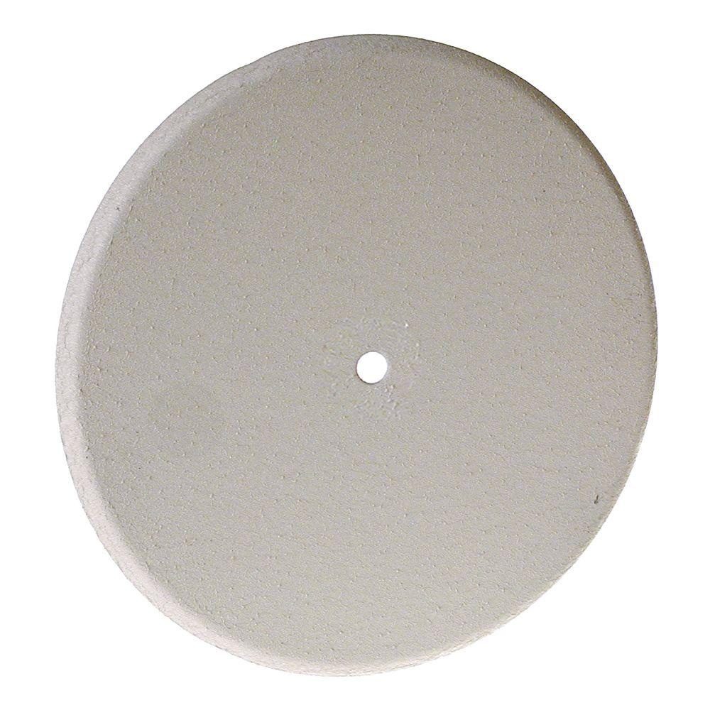 BELL 5 in. Round Blank Metal Flat Cover - White Textured-5652-1 - The ...