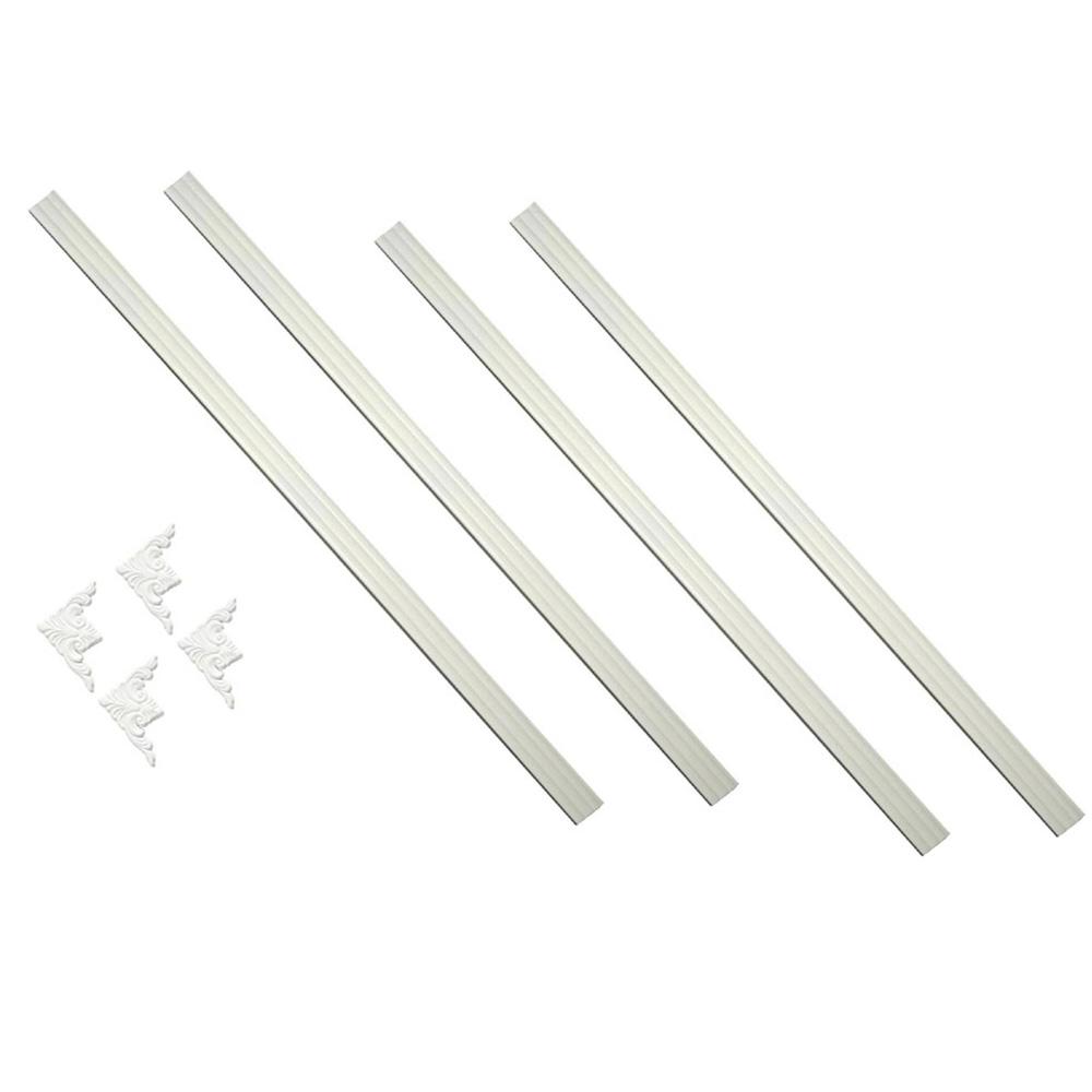 Mirrorframing Kits Bathroom Mirrors The Home Depot