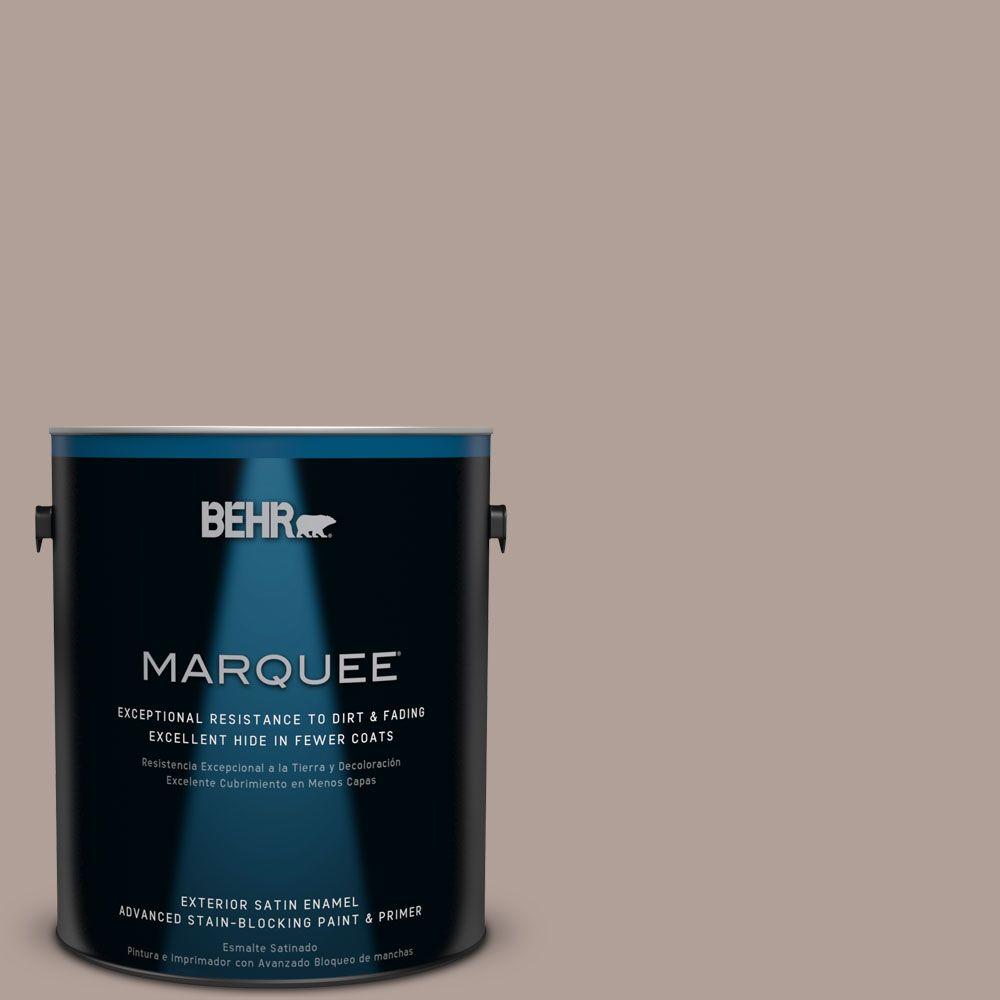 BEHR MARQUEE 1-gal. #N180-4 Moleskin Satin Enamel Exterior ...