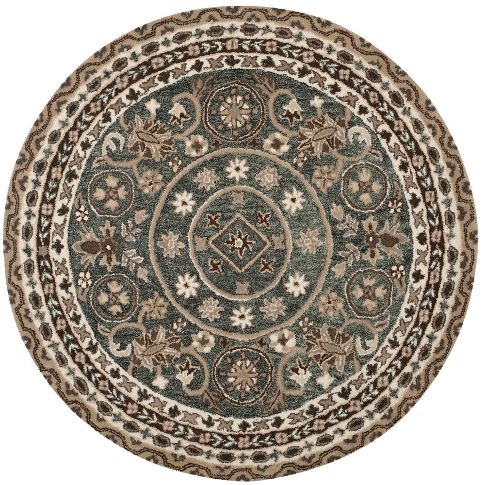 Safavieh Bella Gray Taupe 5 Ft X Round Area Rug Bel674a 5r Safavieh Bella Gray Taupe 5 Ft X Round Area Rug