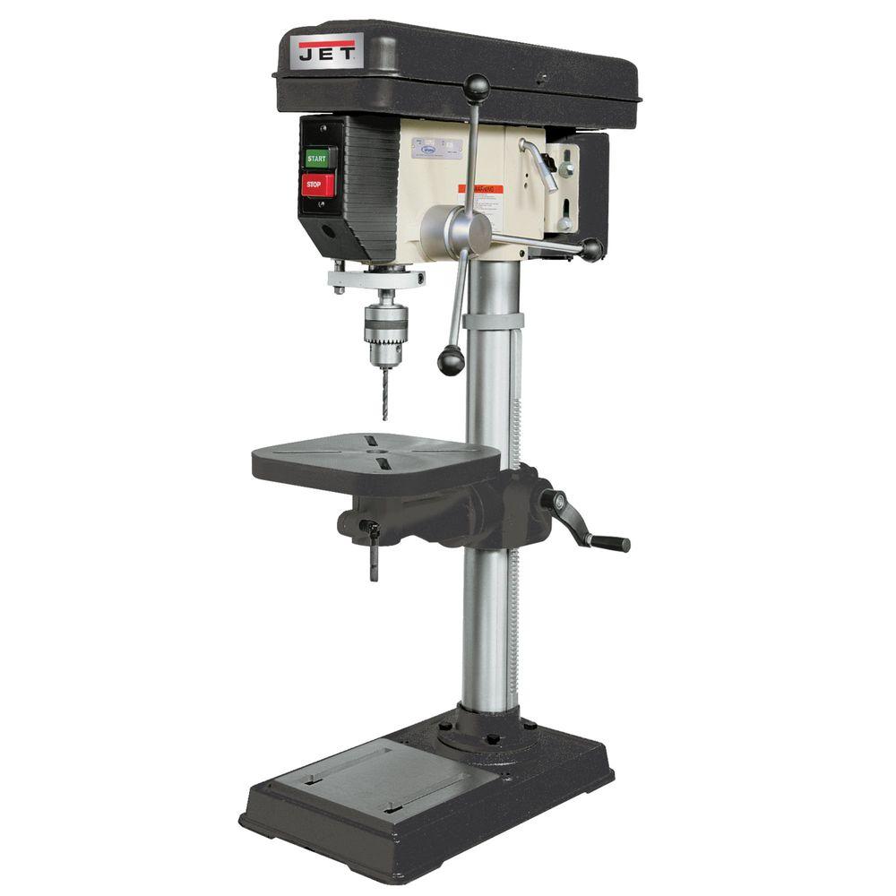 JET 3/4 HP 15 in. Benchtop Drill Press with Worklight, 16Speed, 115