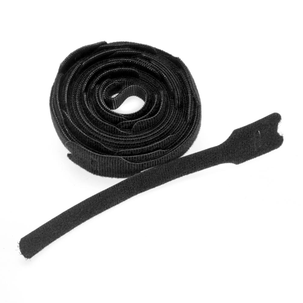 150 Velcro Bandes Eco mélangé noir câble Velcro Velcro Velcro Bande Serre-câbles 