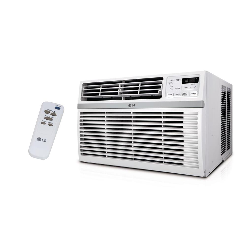 LG Electronics 10,000 BTU 115-Volt Window Air Conditioner with Remote ...
