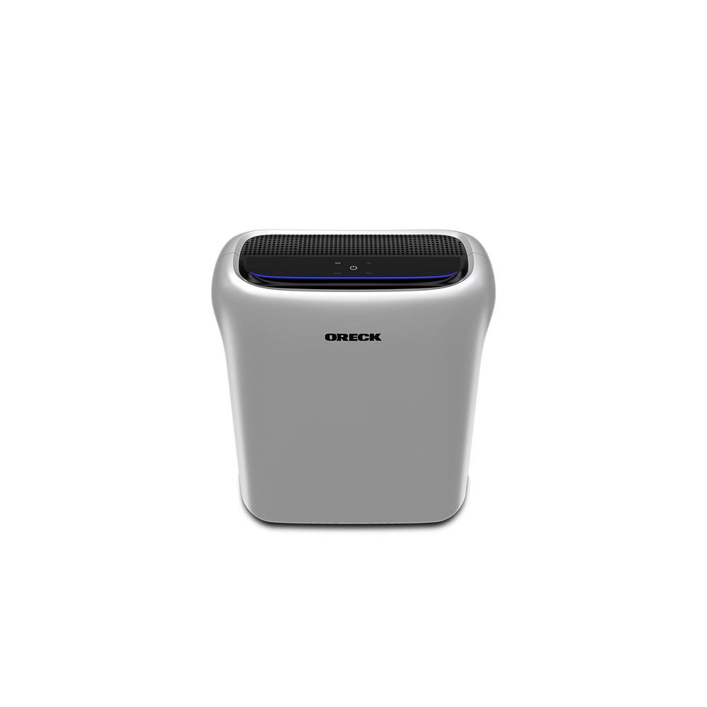 Oreck Air Response HEPA Air Purifier With Odor Control And Auto Mode   Metallics Oreck Air Purifiers Wk16001 64 1000 