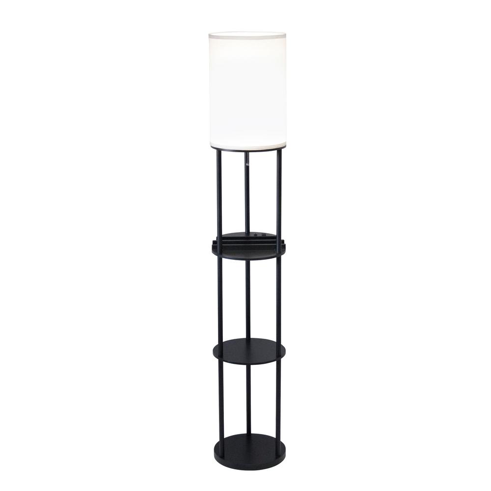 floor lamp with usb charging port