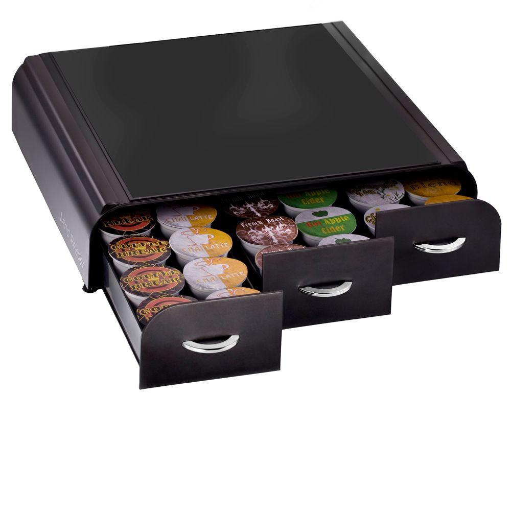 Mind Reader Anchor 36 Capacity K Cup Drawer In Black Try01 Blk The Anchor 36 Capacity K Cup Drawer In Black