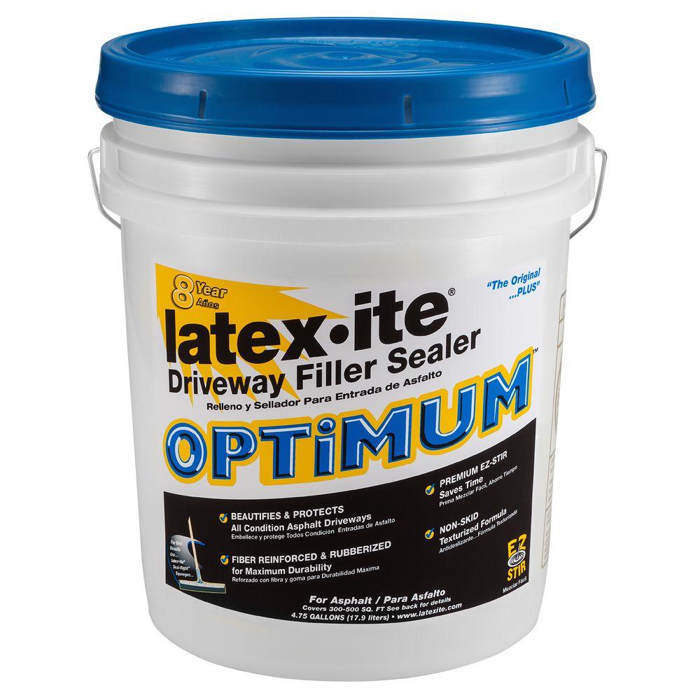 Latexite 4.75 Gal. Optimum Driveway Filler Sealer10852 The Home Depot