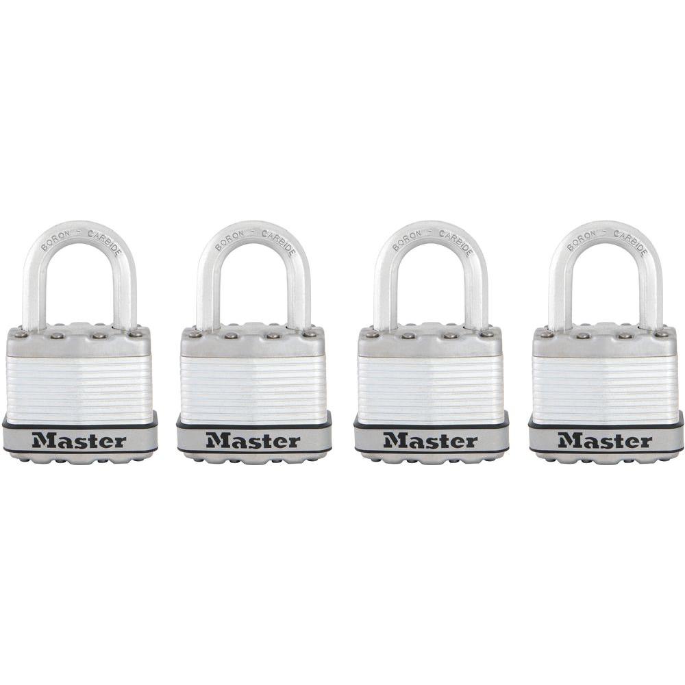 Master Lock Magnum 1-3/4 inch Laminated Steel Padlock (4-Pack) by Master Lock