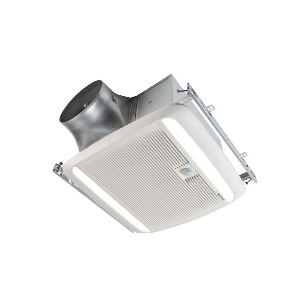 Ceiling Room-Side Installation Bathroom Exhaust Fan Broan InVent Series Single-Speed Fan ENERGY STAR Certified 0.8 Sones 80 CFM
