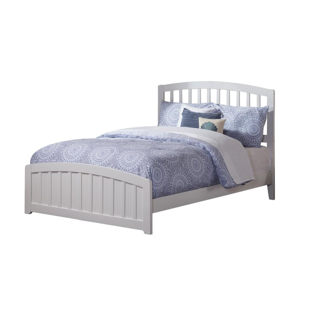 Atlantic Furniture Richmond White Full Traditional Bed With