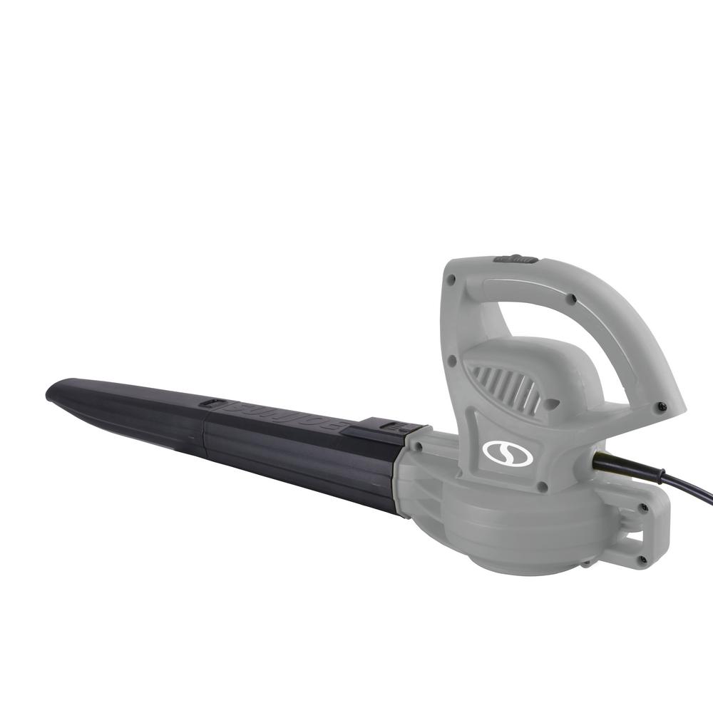 Sun Joe 155 MPH 200 CFM 6 Amp Electric Handheld Leaf Blower Gray by Sun Joe