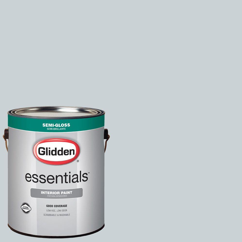 Glidden Essentials 1 Gal Hdgcn41 Quiet Rain Semi Gloss Interior Hdgcn41 Quiet Rain Semi Gloss Interior Paint