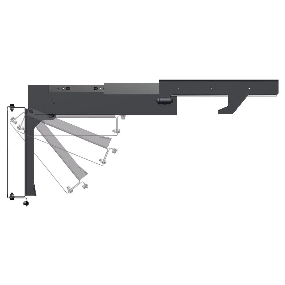 Morryde Slide Out And Flip Down Tv Ceiling Mount Tv40 010h The Home Depot