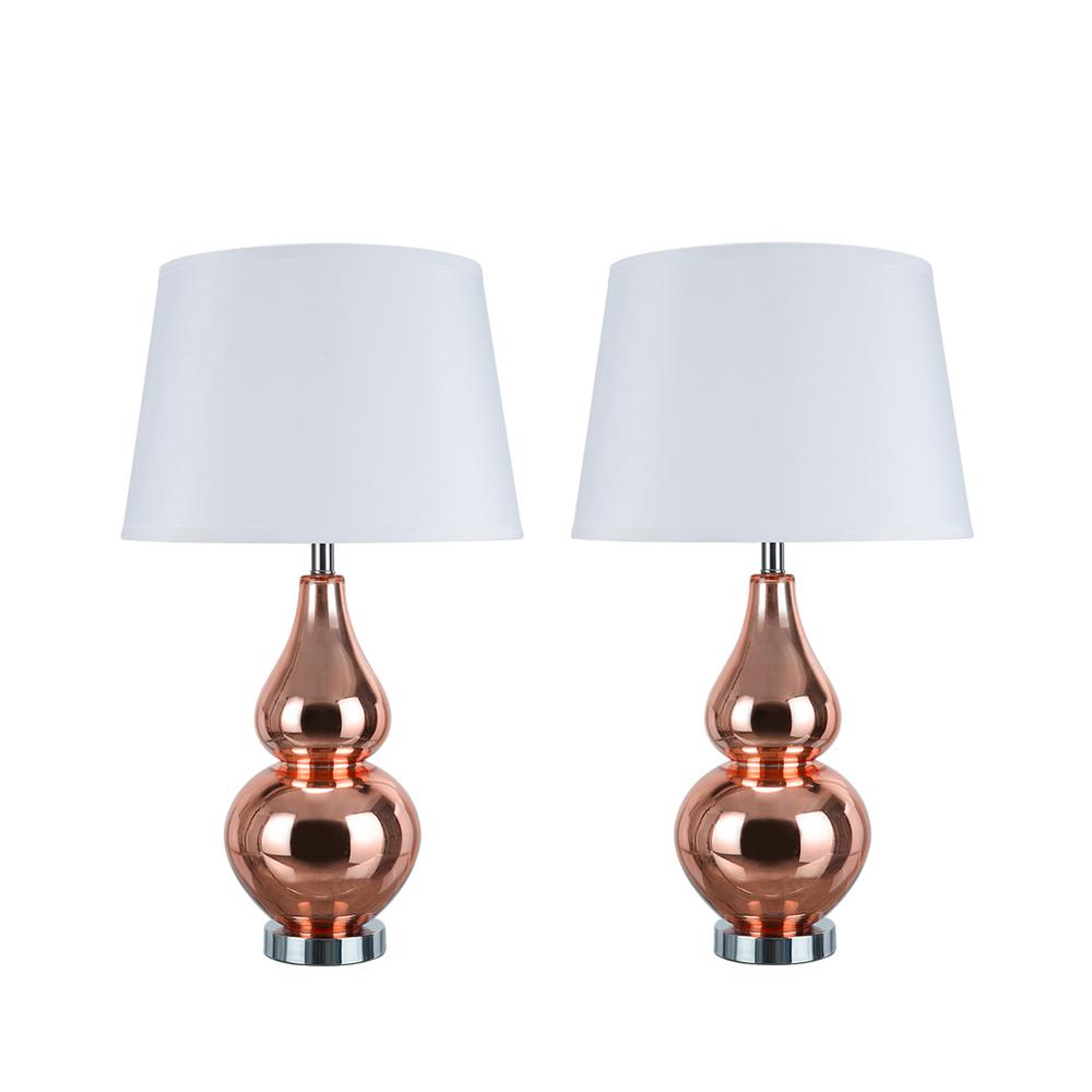 white copper lampshade