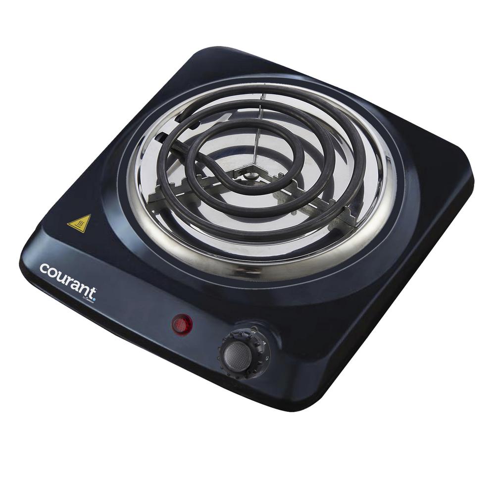 Electric Single Burner Hot Plate, Black