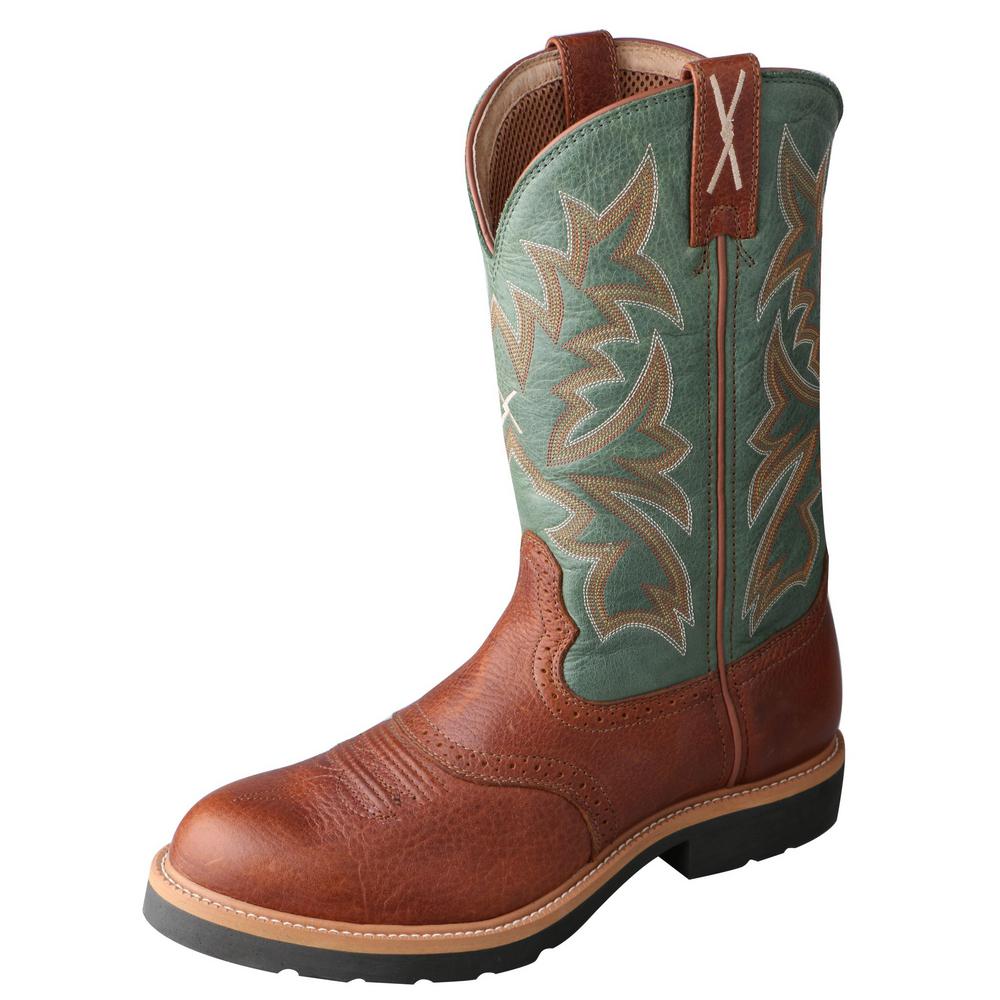 green work boots