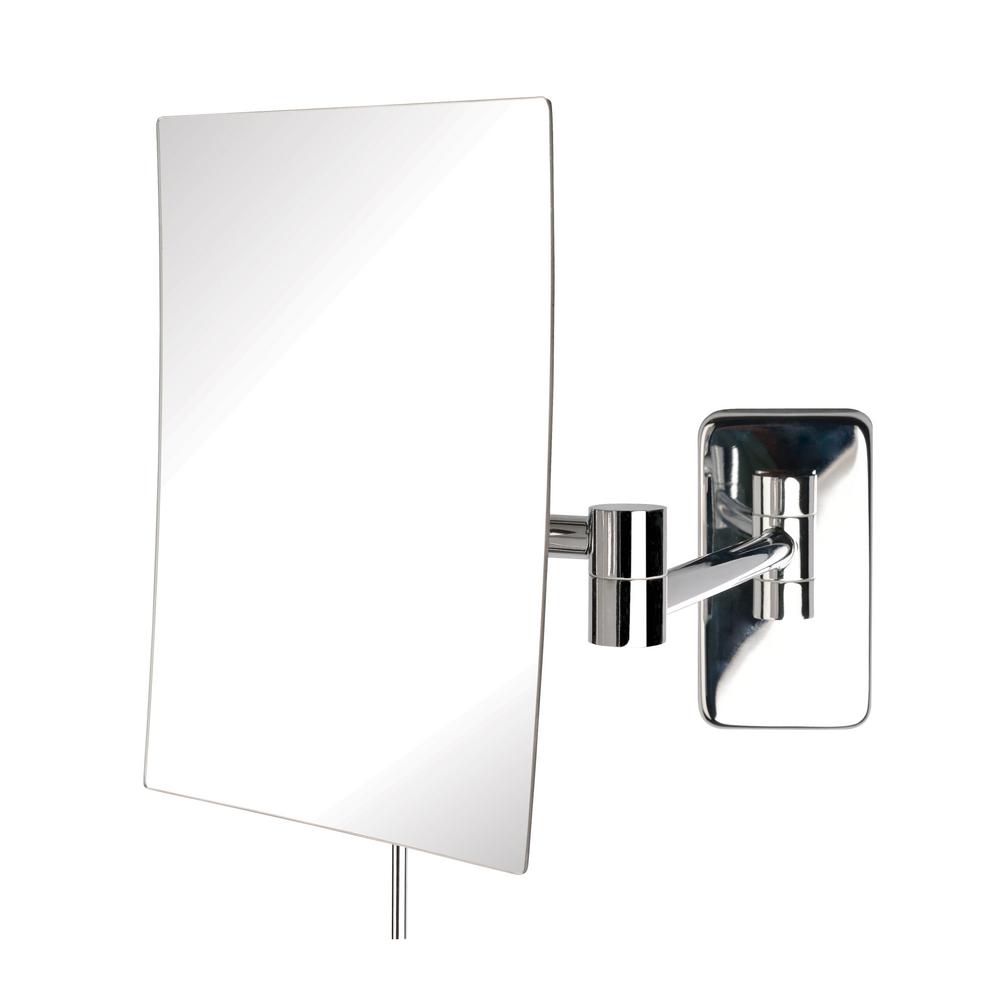 wall mounted magnifying mirror