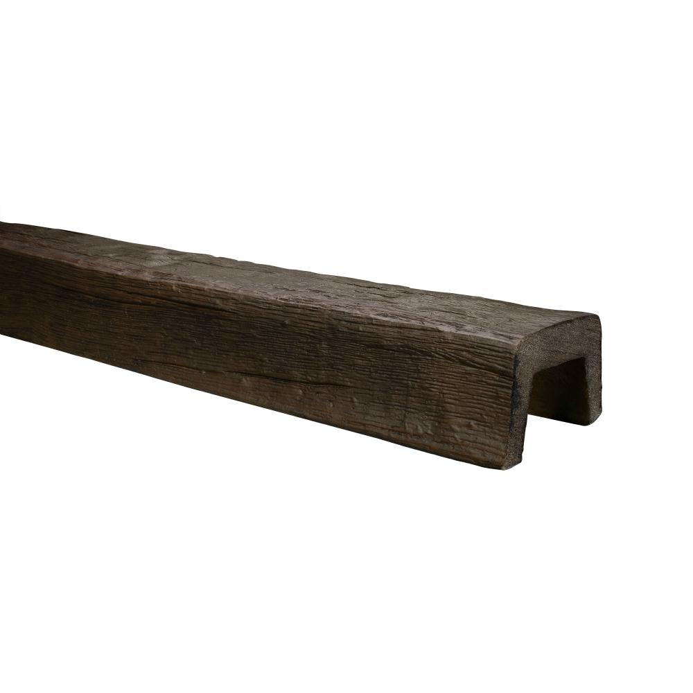 American Pro Decor 21/4 in. x 43/8 in. x 13 ft. L Dark Walnut Modern Faux Wood Beam5APD10006