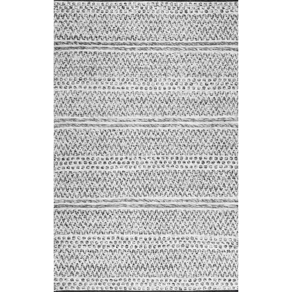 5 X 8 Outdoor Rugs The Home Depot Natosha Chevron Striped Silver 5 Ft X 8