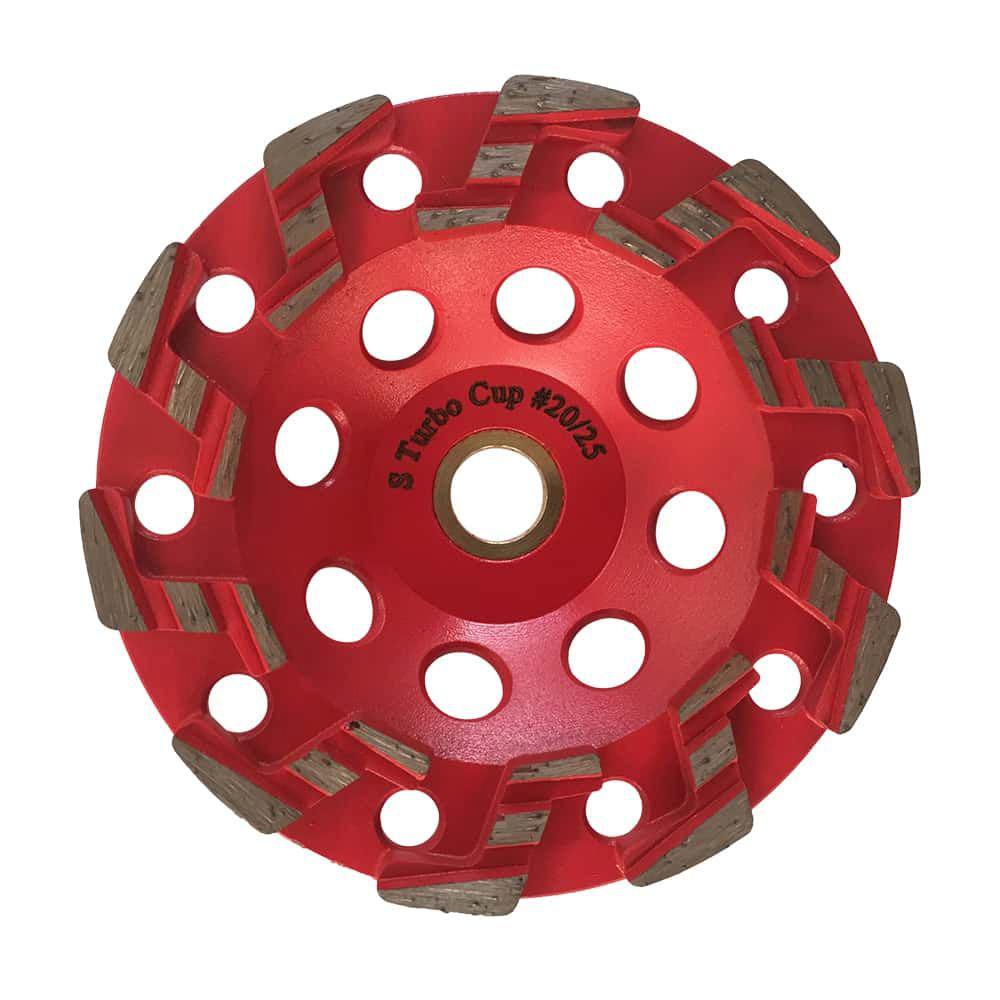 EDiamondTools 5 in. Aggressive Grinding Wheel for Paint, Epoxy, Mastic