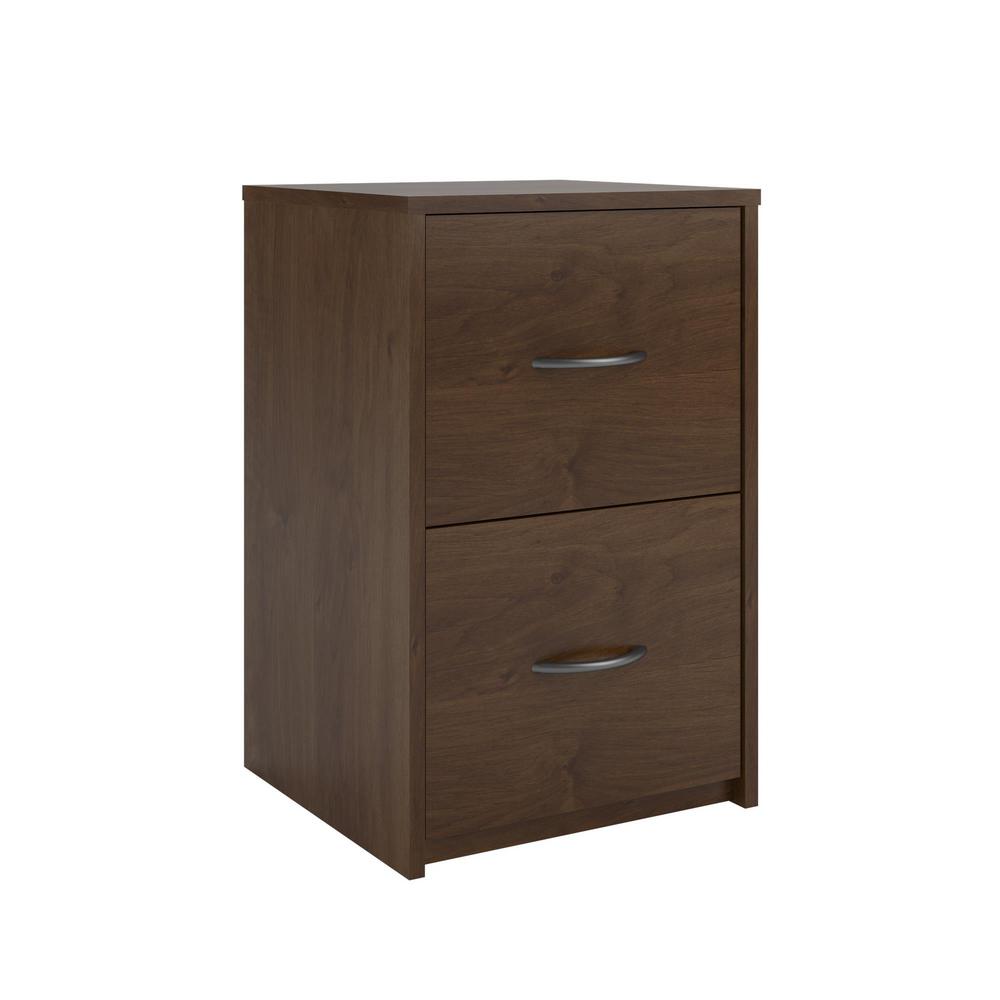 Ameriwood Home Southwood 2 Drawer Brown Oak File Cabinet Hd58024 The Home Depot