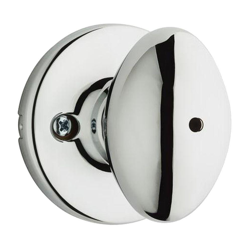 Baldwin Filmore Polished Chrome Bed/Bath Crystal Knob5080.260.PRIV