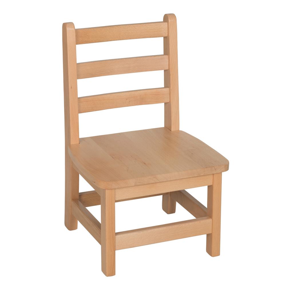 Regency Atlas Natural Wood Classroom Chair With 10 In Seat