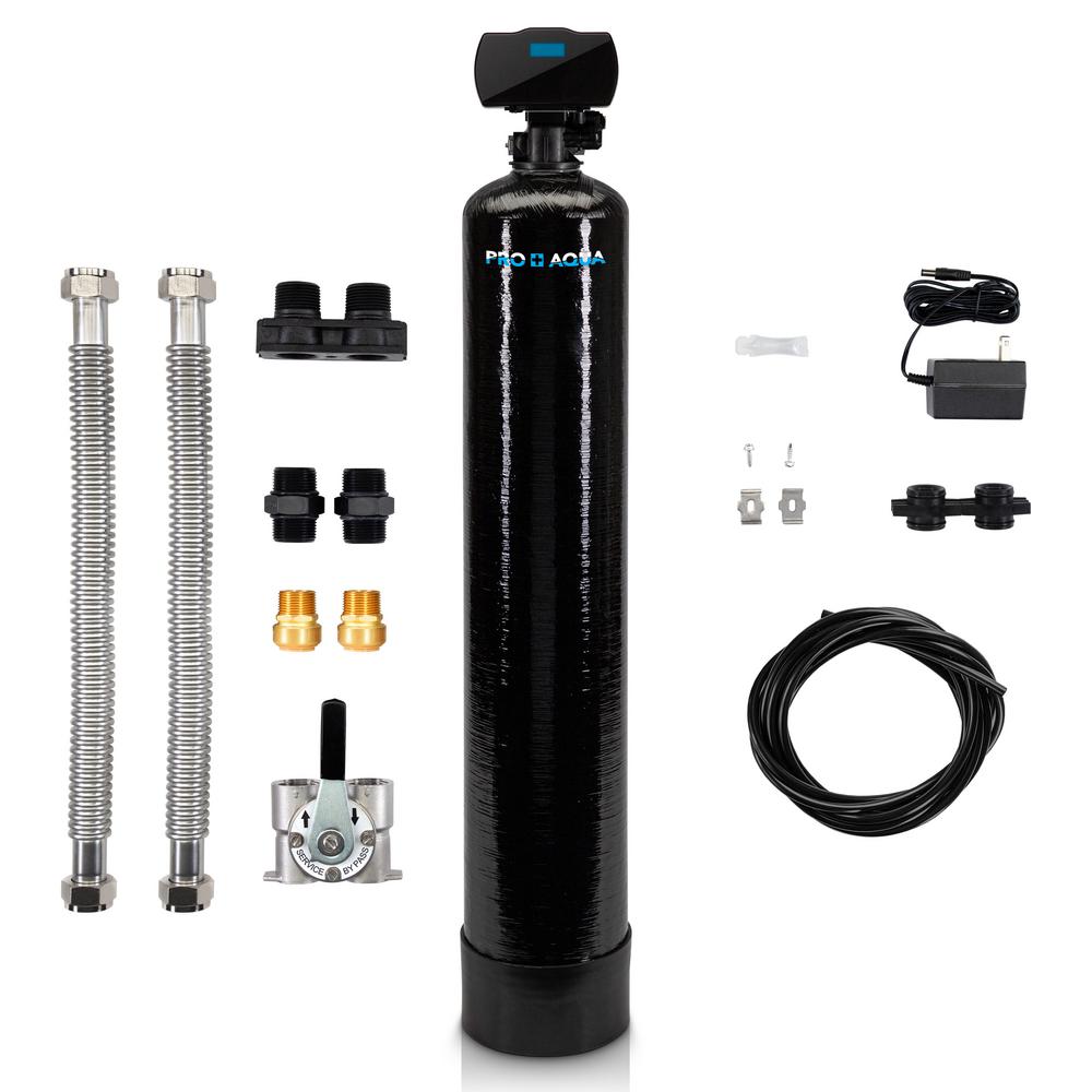 PRO+AQUA Whole House Well Water Filtration System Filters Iron Sulfur