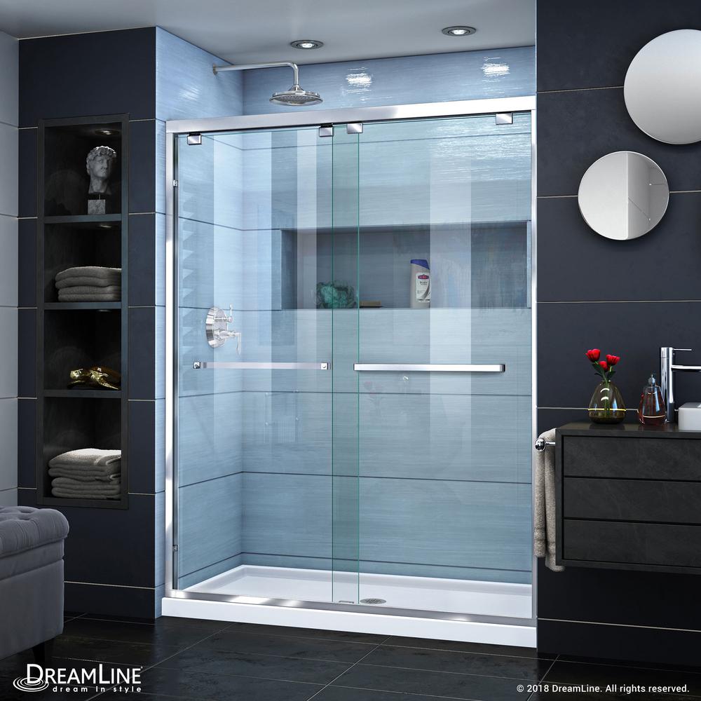 DreamLine Encore 56 in. to 60 in. x 76 in. Framed Sliding Shower Door