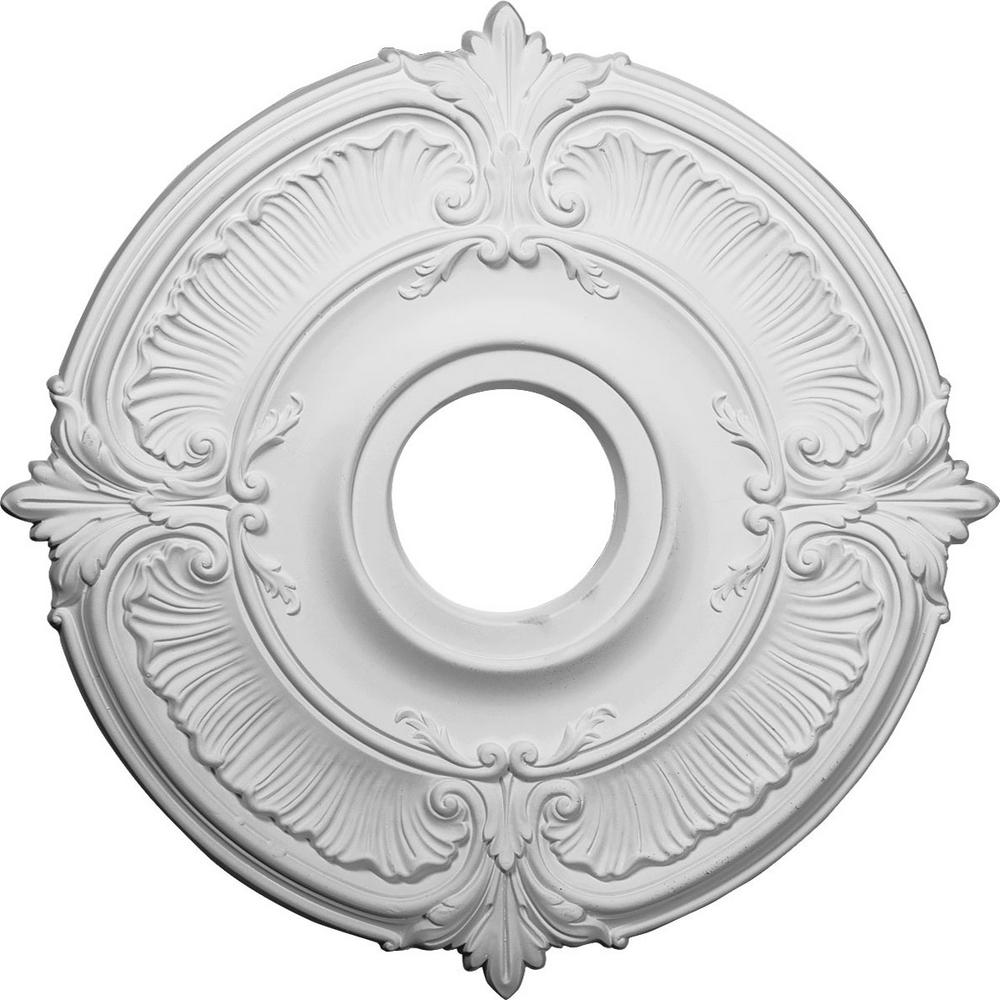 Ekena Millwork 18 In Od X 4 In Id X 5 8 In P Fits Canopies Up To 5 In Attica Ceiling Medallion