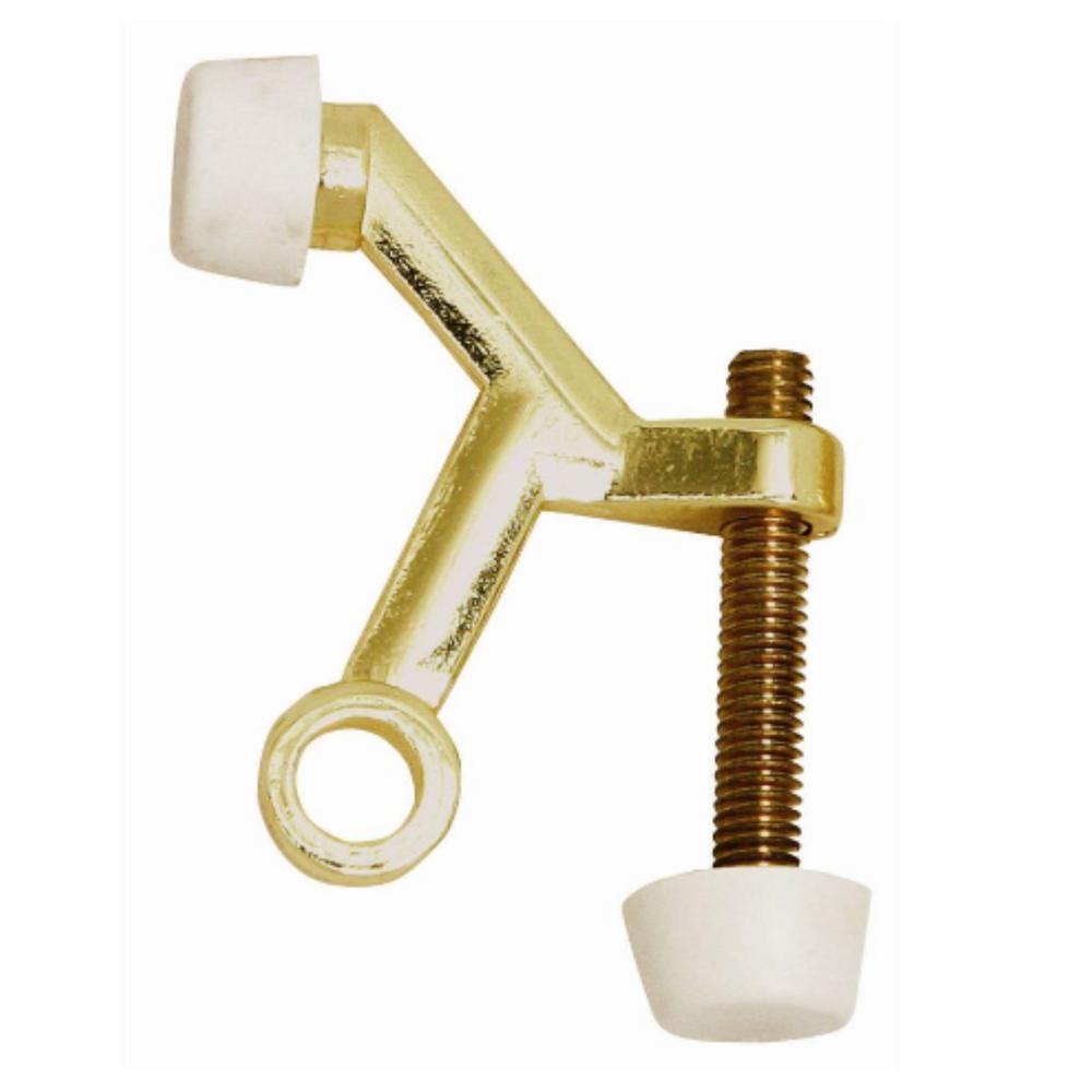 10-Pack Design House 181768 Standard Hinge Pin Door Stop Polished Brass