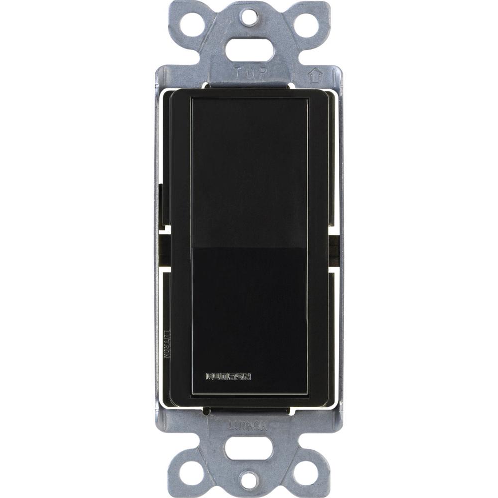 Lutron Claro On Off Switch With 15 Amp 3 Way Black CA 3PS BL The