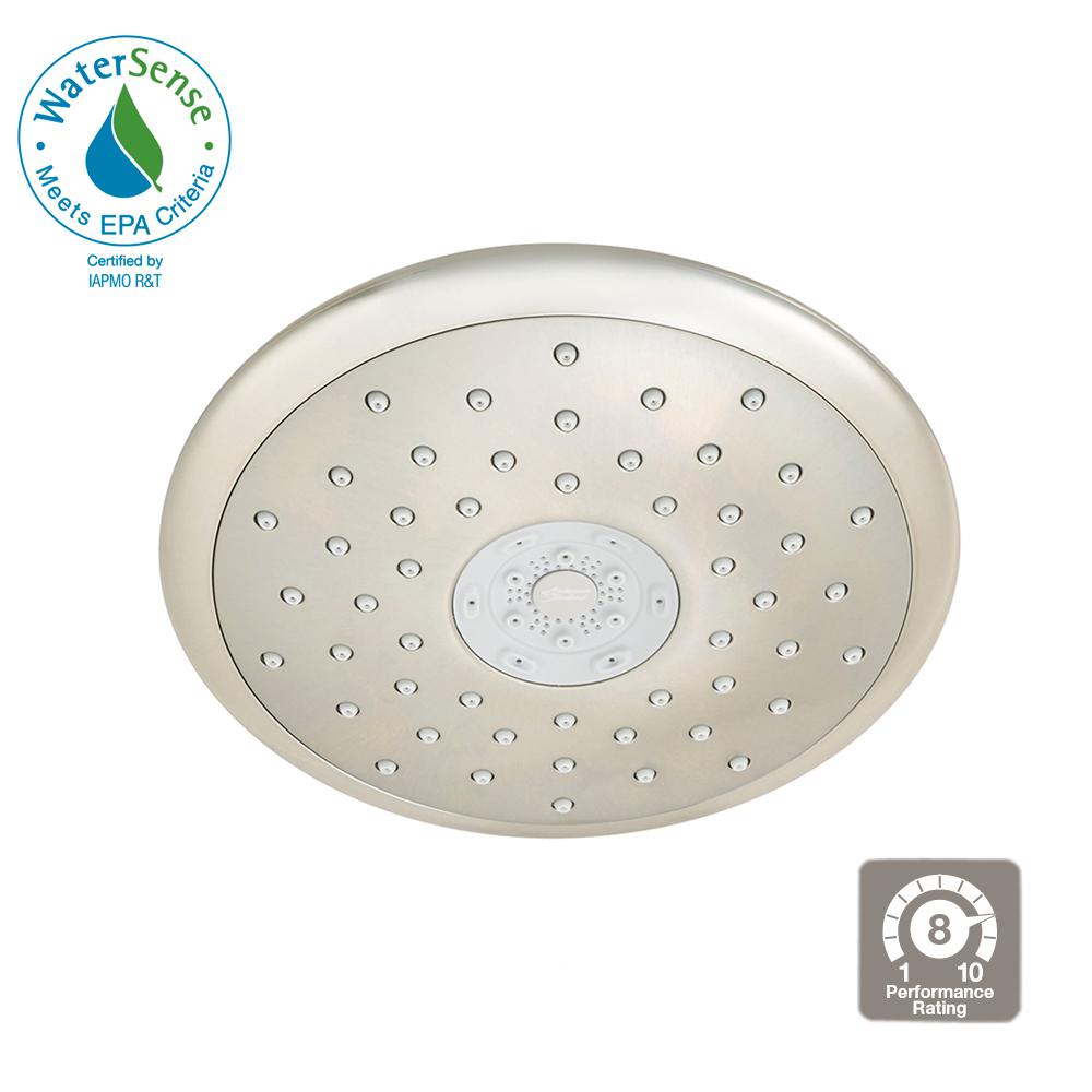 American Standard Small Shower Head Jet Showerheads Bathroom Fixed Showerhead In Brushed Nickel