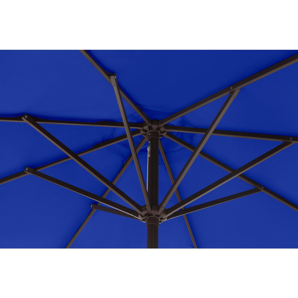 Westin Outdoor Tristen 9 Ft Aluminum Market Tilt Patio Umbrella In Royal Blue 9806092 The Home Depot