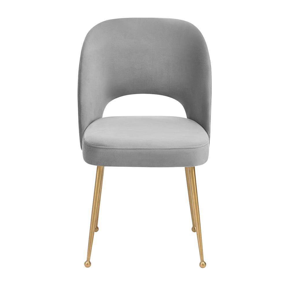 Tov Furniture Swell Light Grey Velvet Chair D68 The Home Depot Tov Furniture Swell Light Grey Velvet Chair