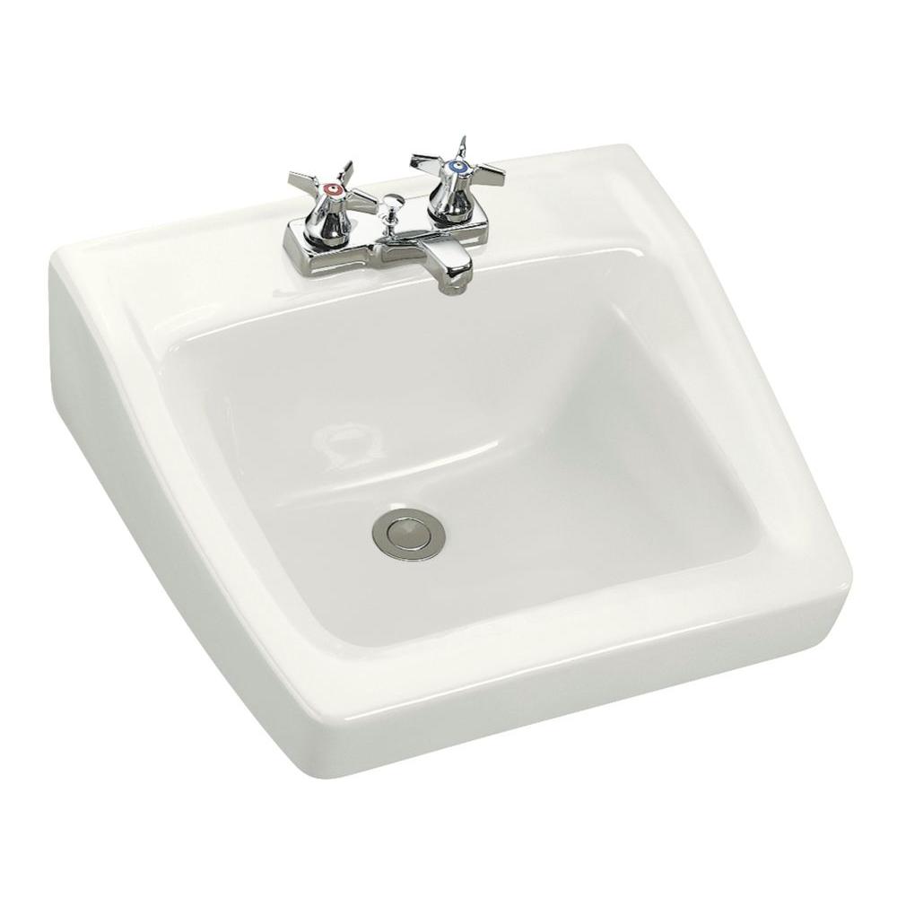 KOHLER Chesapeake Wall-Mount Vitreous China Bathroom Sink ...