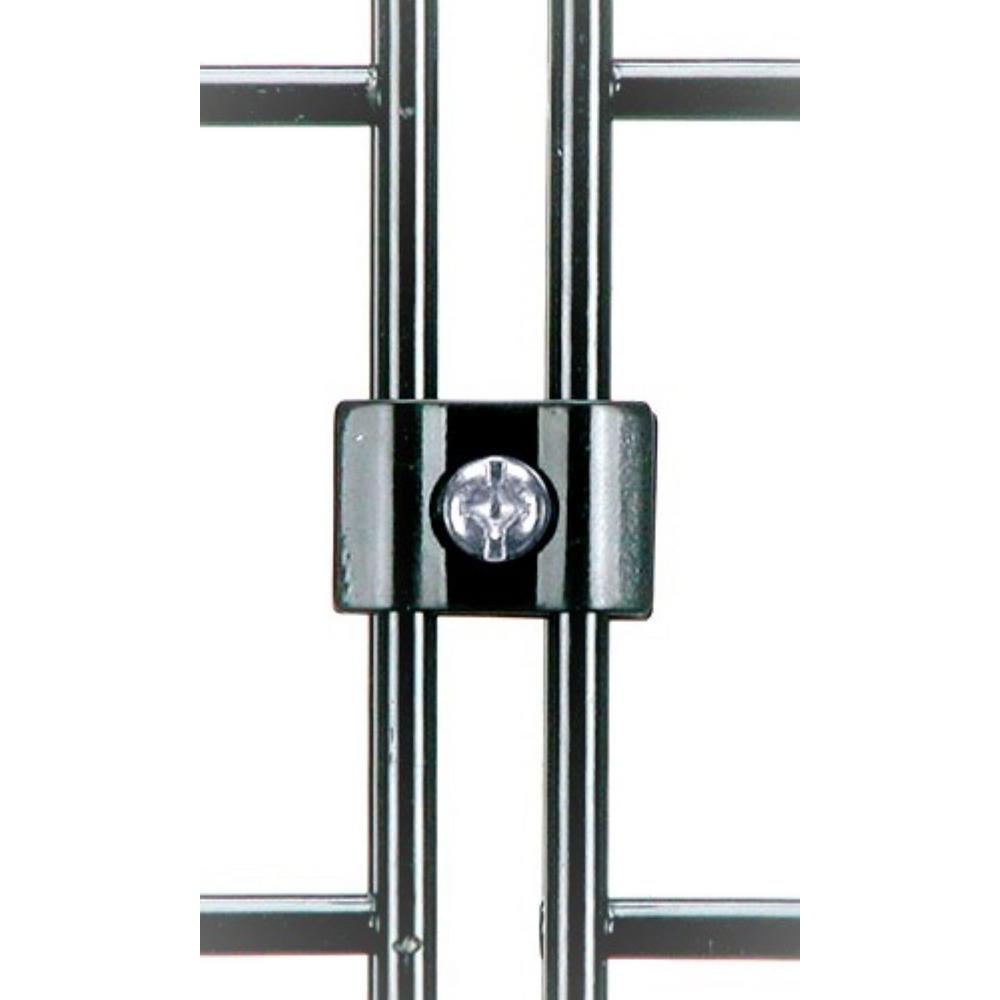 Only Hangers Gridwall Joining Clips Connectors for Grid Panels Black