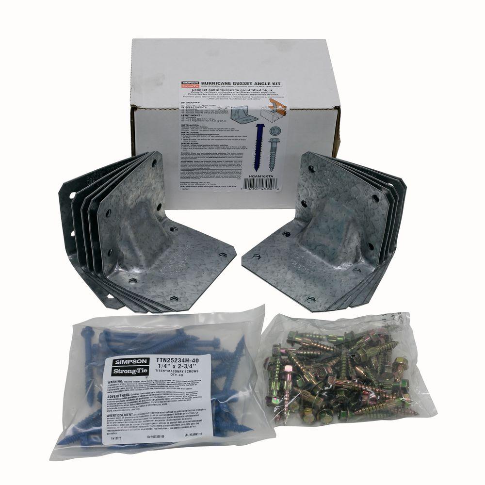 Simpson StrongTie Hurricane Tie with Screws (10Pack)HGAM10KTA The