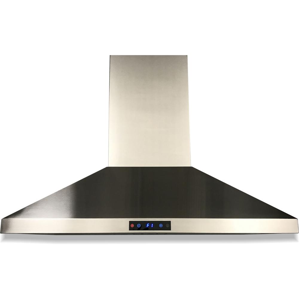 Cavaliere 36 in. Ducted WallMounted Range Hood in Stainless Steel