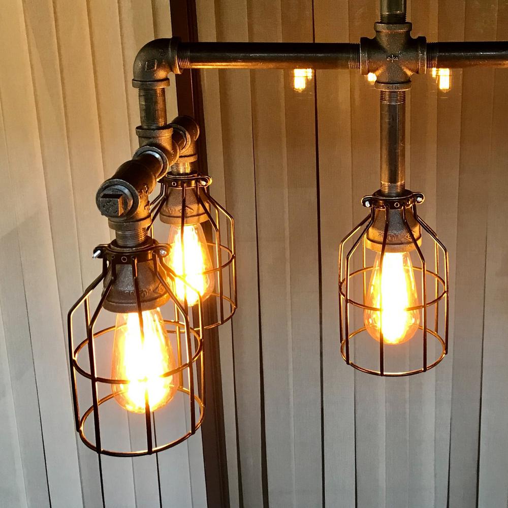Metal Bulb Guard Lamp Cage for Pendant Light Ceiling Fan Light Bulb Cage Only