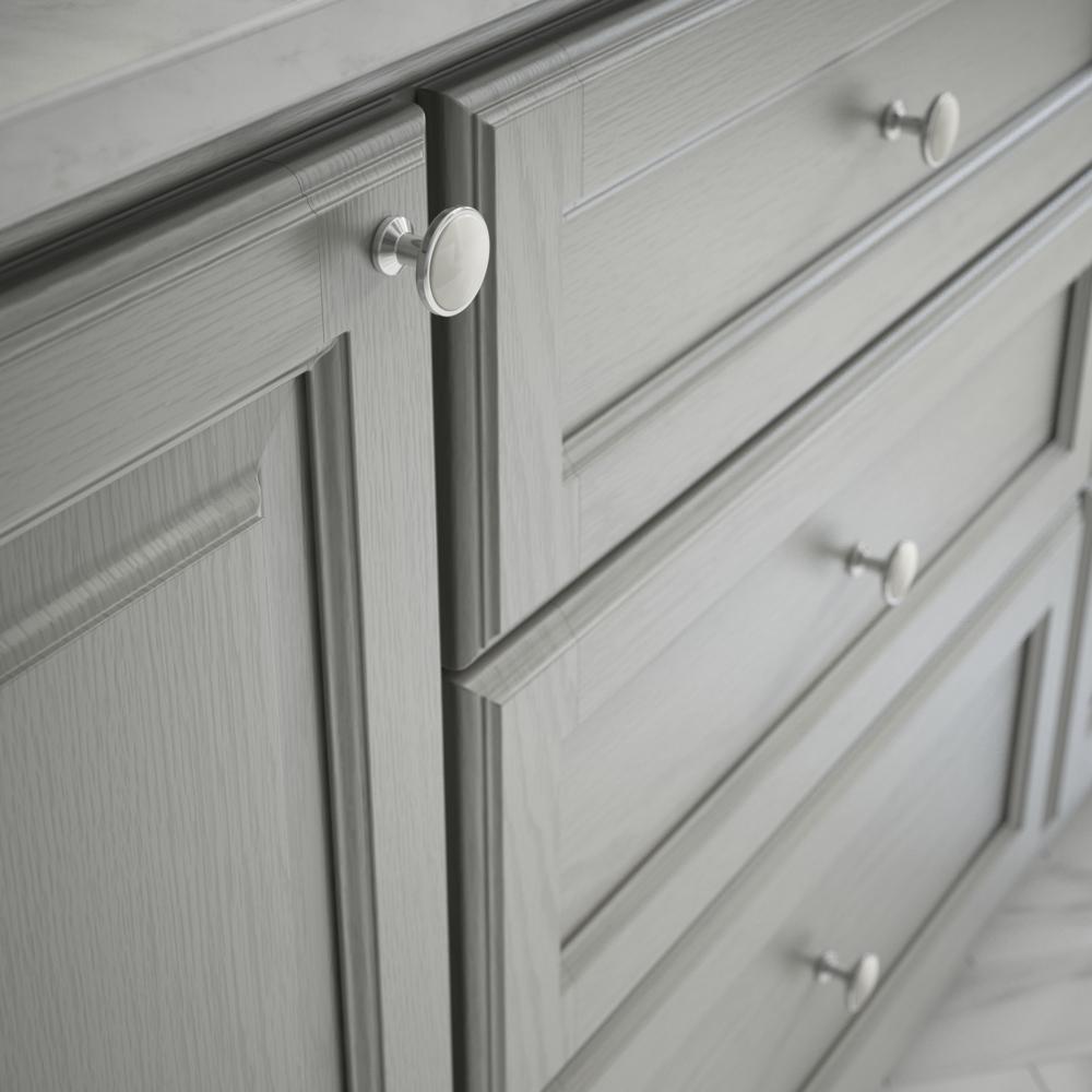 SOLD IN TWO/'S NEW WHITE PORCELAIN 1 1//4/" DRAWER PULL HANDLE//KNOBS