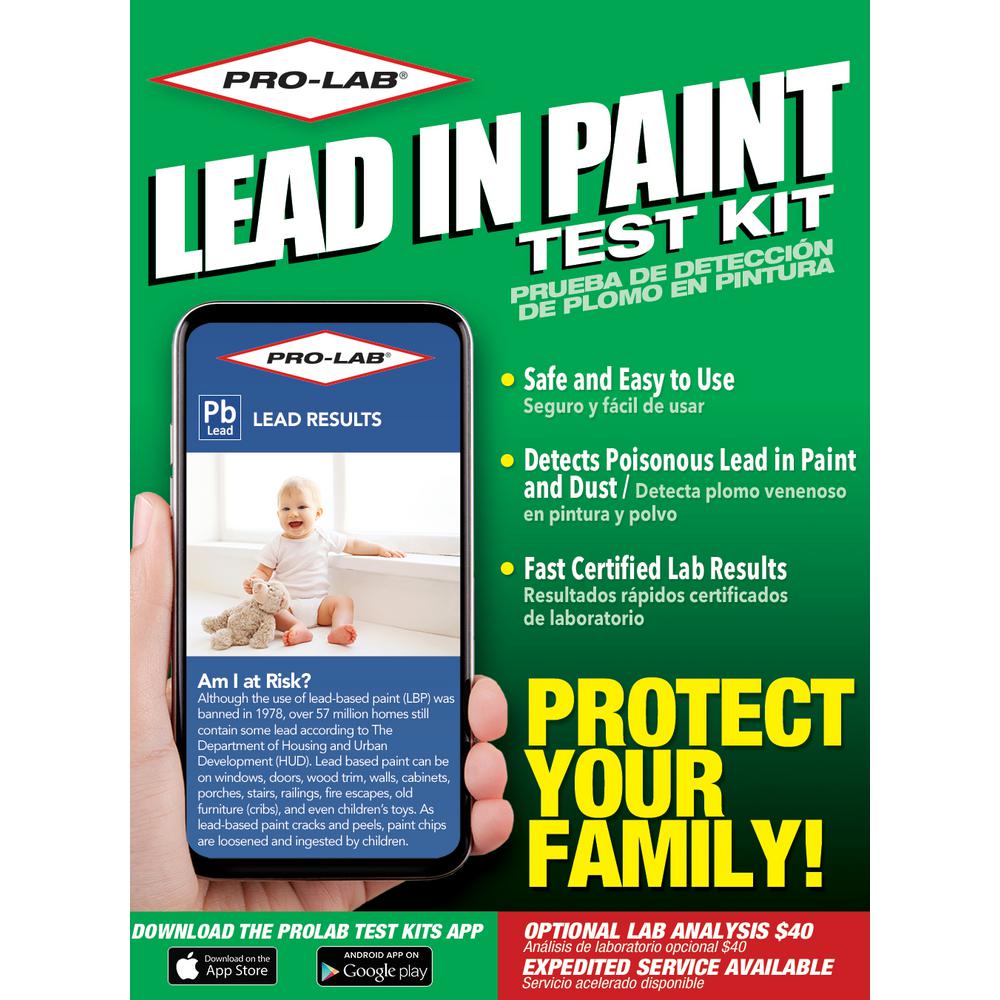 PRO-LAB Lead Paint and Dust Test Kit-LP106 - The Home Depot